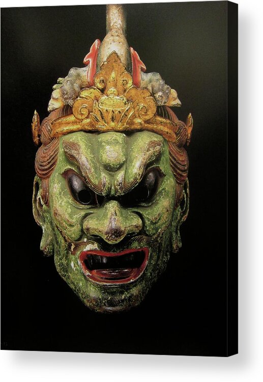  Acrylic Print featuring the photograph Mask by Steve Fields