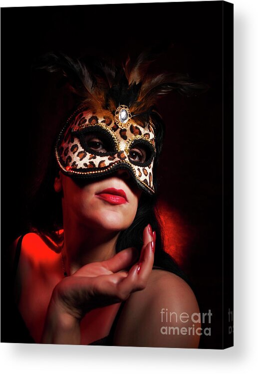 Dorothy Lee Photography. Photography Acrylic Print featuring the photograph Masquerade 3 by Dorothy Lee
