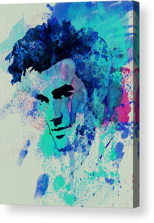 Morrissey Acrylic Print featuring the painting Morrissey by Naxart Studio