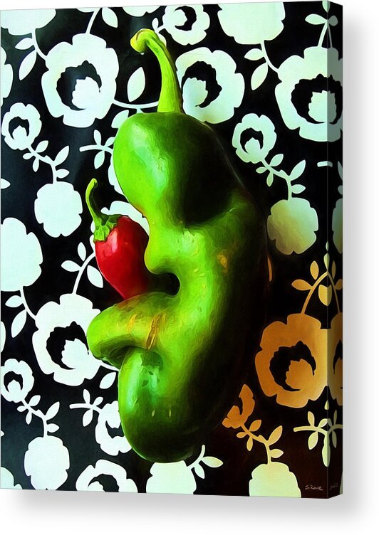 Pepper Acrylic Print featuring the photograph Mother and Child by Shawna Rowe