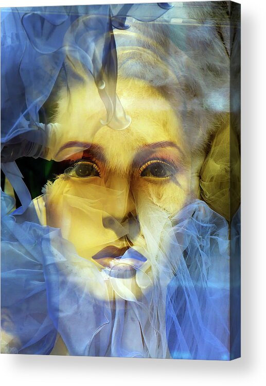Face Acrylic Print featuring the photograph Mystic face by Gabi Hampe