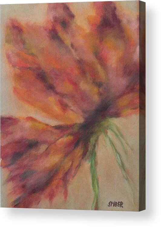 New Beginnings Acrylic Print featuring the painting New Beginnings by Kathy Stiber