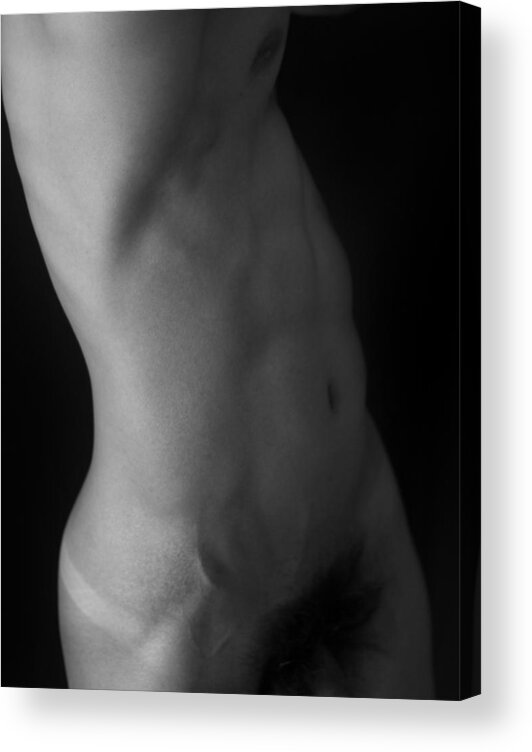 Male Acrylic Print featuring the photograph Nude by Rick Saint
