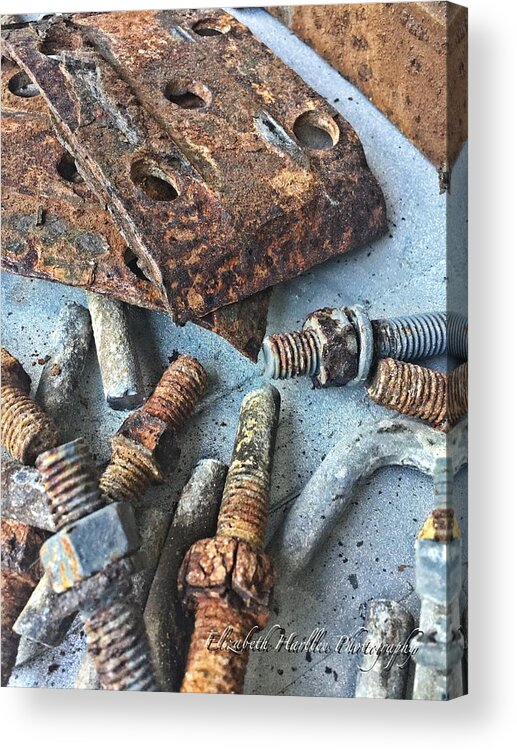  Acrylic Print featuring the photograph Nuts and Bolts by Elizabeth Harllee