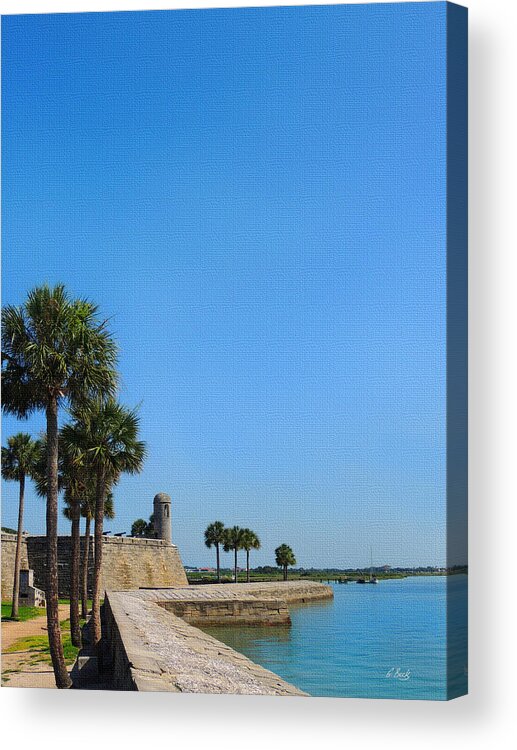 Castillo De San Marcos Acrylic Print featuring the photograph The Castillo by Gordon Beck