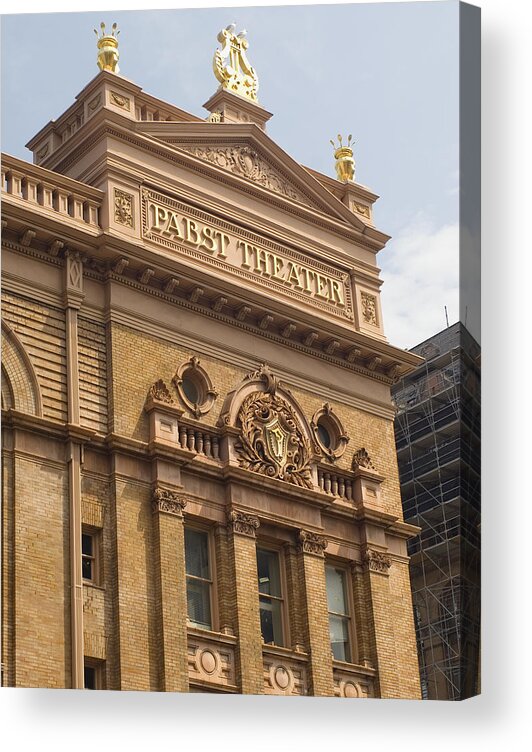 Downtown Milwaukee Acrylic Print featuring the photograph Pabst Theater by Peter Skiba