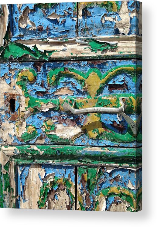 Door Acrylic Print featuring the photograph Peels of time by Olivier Calas