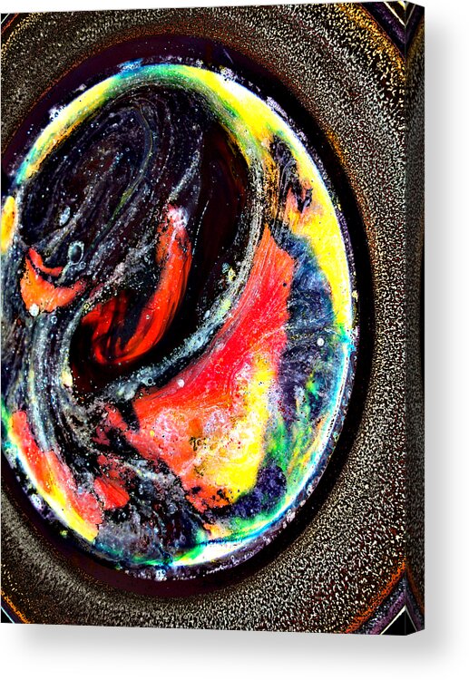 Art Acrylic Print featuring the photograph Planet In Orbit by Angelina Tamez