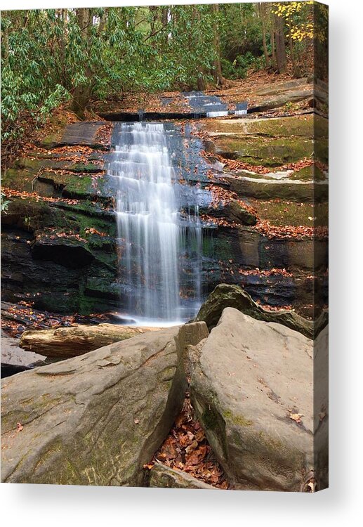 Waterfall Acrylic Print featuring the photograph Quaint by Richie Parks