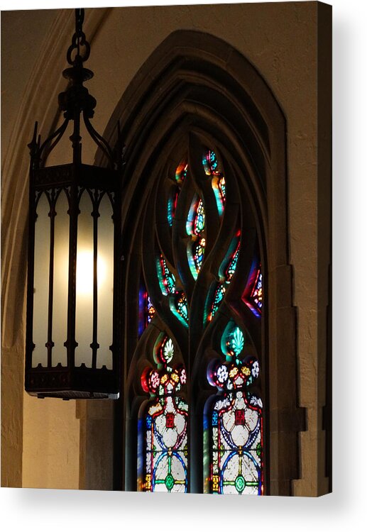 Light Acrylic Print featuring the photograph Sanctuary Lighting by David T Wilkinson