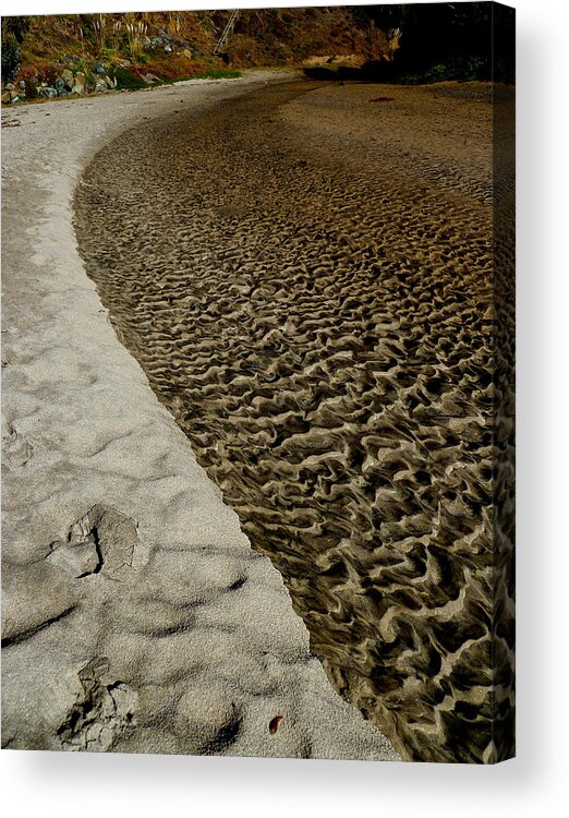 Ripples Acrylic Print featuring the photograph Seascape's Secret Path by Amelia Racca