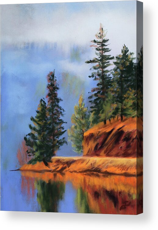 Water Acrylic Print featuring the painting Serenity by Sandi Snead