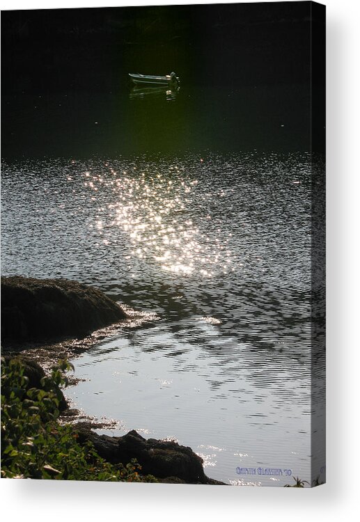 Fishing Acrylic Print featuring the photograph Shelter in the Cove by Garth Glazier