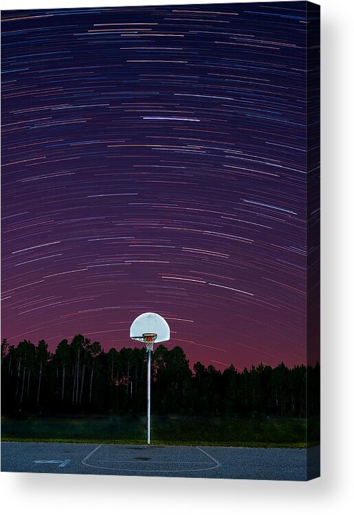 Basketball Acrylic Print featuring the photograph Shoot for the Stars by Brad Boland