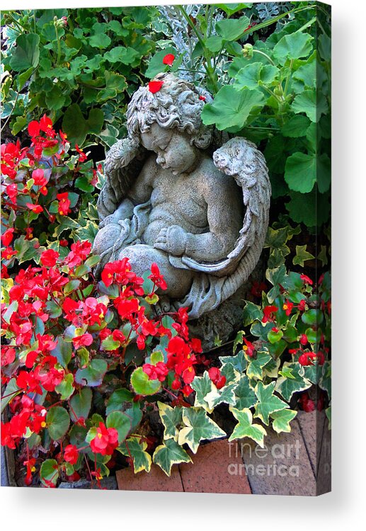 Angel Acrylic Print featuring the photograph Sleeping Angel by Sue Melvin