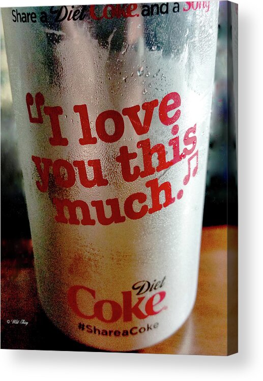 Soda Acrylic Print featuring the photograph Soda Love by Wild Thing