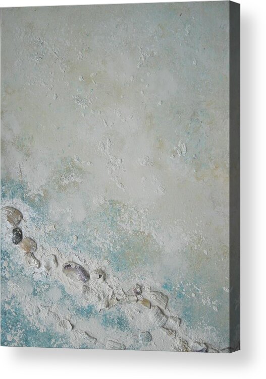 Seascape Acrylic Print featuring the painting Soul I by Jacqui Hawk