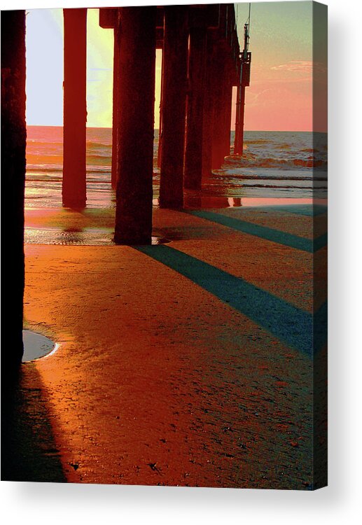 St Augustine Acrylic Print featuring the photograph   St Augustine Sunrise by Bob Johnson