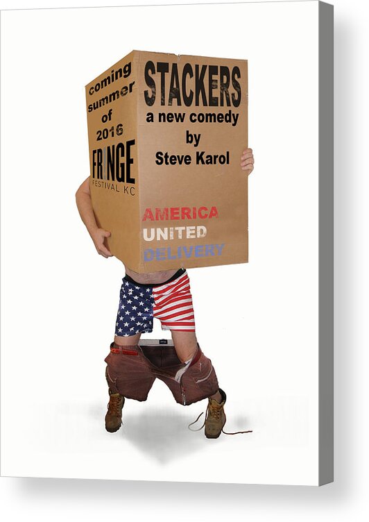 Comedy Acrylic Print featuring the photograph Stackers Poster by Steve Karol