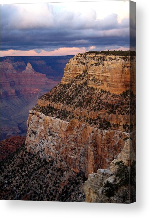 Grand Canyon National Park Acrylic Print featuring the photograph Storm by Carrie Putz