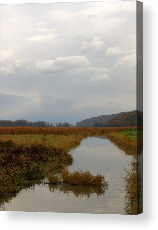 Rainbow Acrylic Print featuring the photograph Sunless Rainbow by Azthet Photography