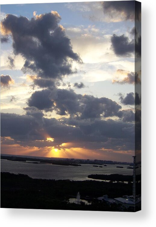 Sunset Acrylic Print featuring the photograph Sunset 0046 by Laurie Paci