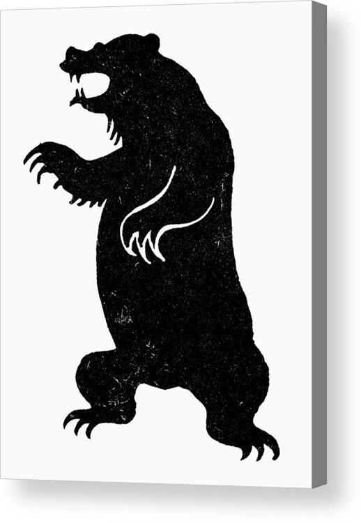 Anger Acrylic Print featuring the photograph Symbol: Bear by Granger
