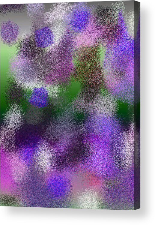 Abstract Acrylic Print featuring the digital art T.1.712.45.3x4.3840x5120 by Gareth Lewis