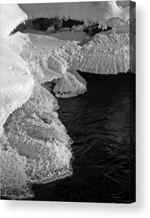 North America Acrylic Print featuring the photograph The First Ice by Juergen Weiss