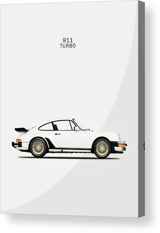 Porsche 911 Turbo Acrylic Print featuring the photograph The Porsche 911 Turbo by Mark Rogan