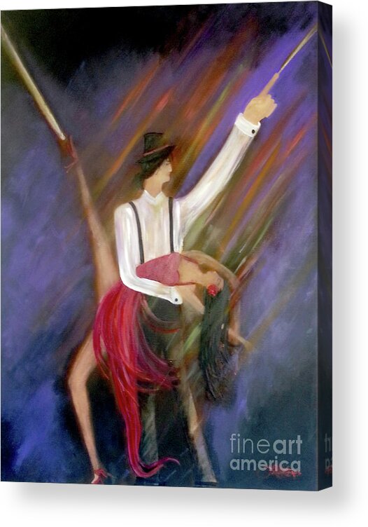 Dance Acrylic Print featuring the painting The Power Of Dance by Artist Linda Marie