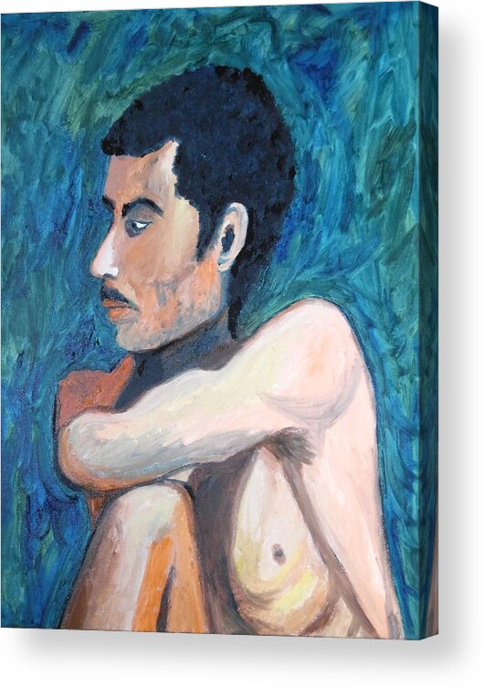 The Spaniard Acrylic Print featuring the painting The Spaniard by Esther Newman-Cohen
