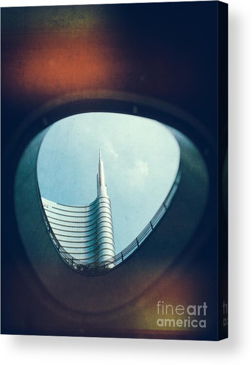 Architecture Acrylic Print featuring the photograph Through the hole by Silvia Ganora