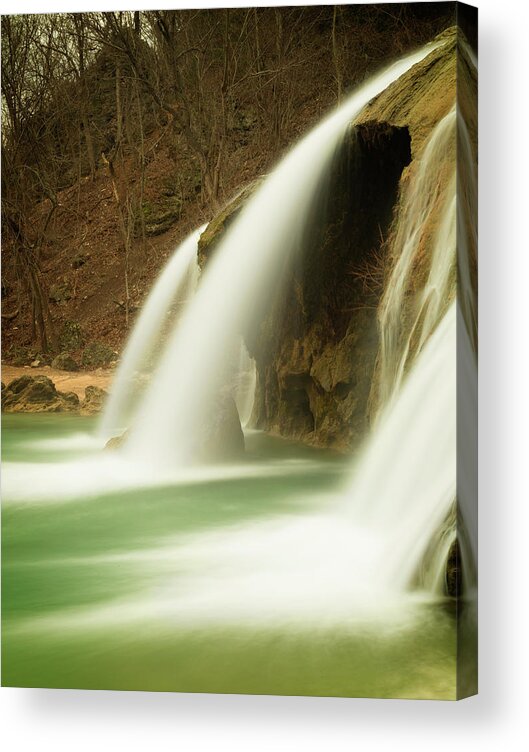 Nature Acrylic Print featuring the photograph Turner Falls XXVII by Ricky Barnard