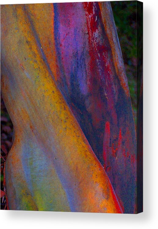 Abstract Acrylic Print featuring the digital art Turning Point by Richard Laeton