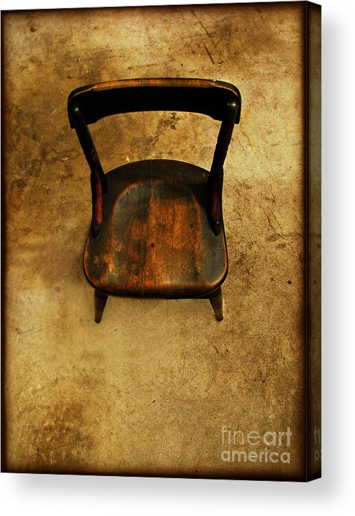 Alone Acrylic Print featuring the photograph Waiting to Say Goodbye by Dana DiPasquale