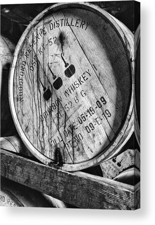 Kentucky Acrylic Print featuring the photograph Whiskey Barrel by John Daly
