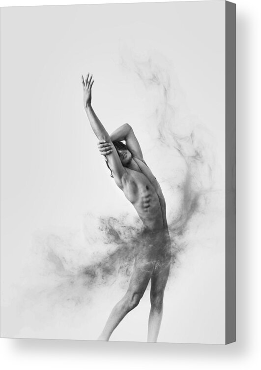 Fine Art Nude Acrylic Print featuring the photograph by Babak Haghi
