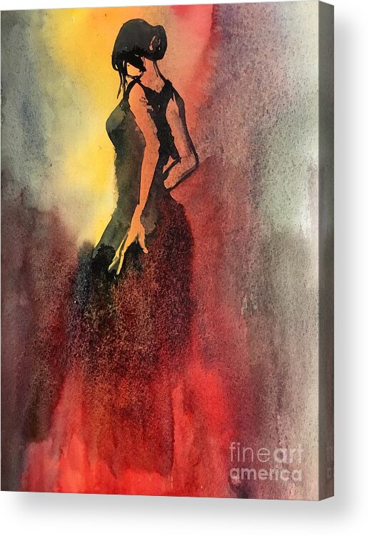 1322019 Acrylic Print featuring the painting 1322019 by Han in Huang wong