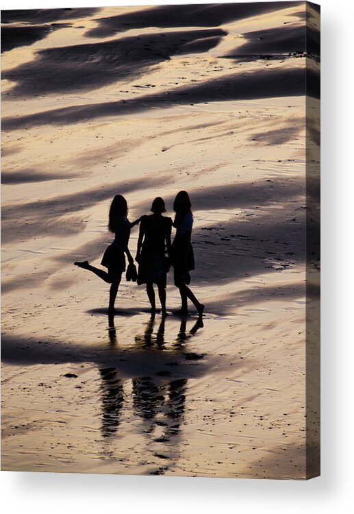 Beach Acrylic Print featuring the photograph Beach Show #1 by Jorg Becker