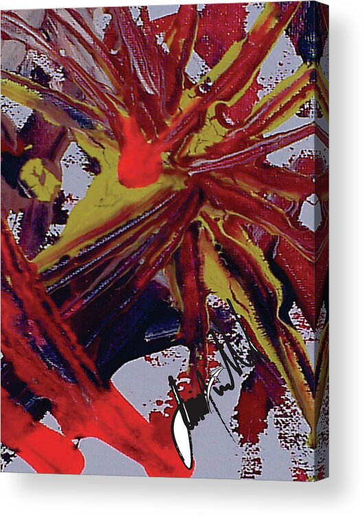  Acrylic Print featuring the digital art Gravitate #1 by Jimmy Williams