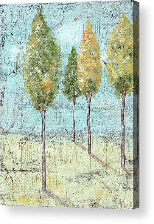 Coastal & Tropical Acrylic Print featuring the painting Grove II #1 by Jade Reynolds