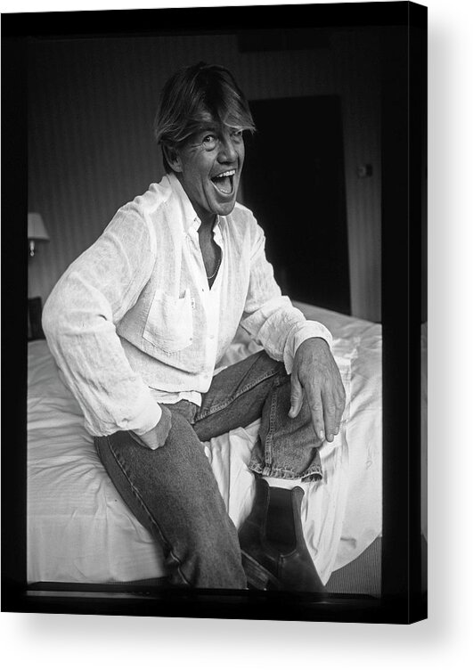 Actor Acrylic Print featuring the photograph Robin Askwith Actor Confessions Movie #1 by Martyn Goodacre