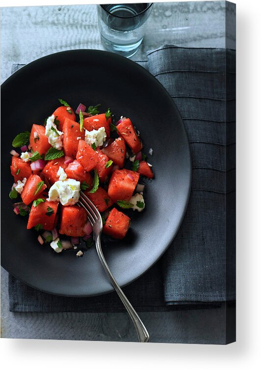 Feta Cheese Acrylic Print featuring the photograph Summertime Special #1 by Iain Bagwell