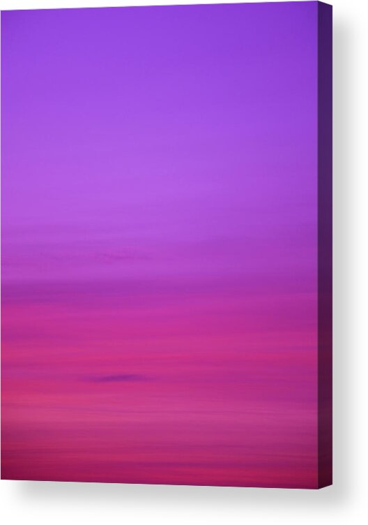Purple Acrylic Print featuring the photograph Clouds #13 by Dennis Mccoleman
