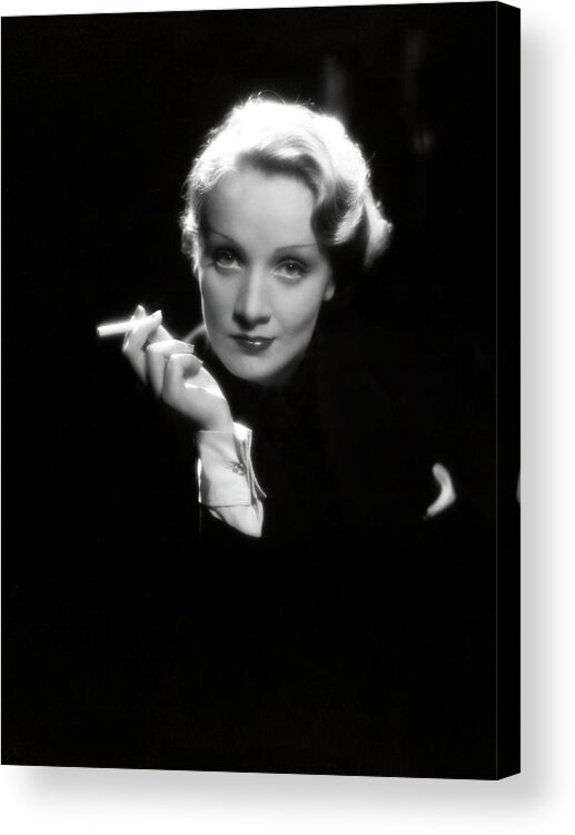 Marlene Dietrich Acrylic Print featuring the photograph Marlene Dietrich . #16 by Album