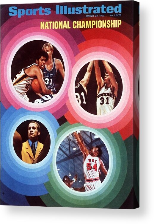 Sports Illustrated Acrylic Print featuring the photograph 1972 Ncaa Tournament Preview Sports Illustrated Cover by Sports Illustrated
