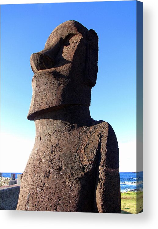 Easter Island Chile Acrylic Print featuring the photograph Easter Island Chile #49 by Paul James Bannerman