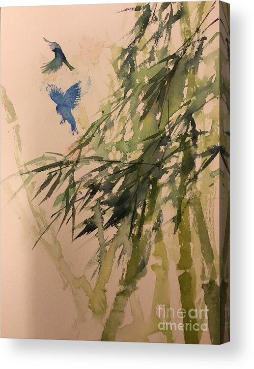 #63 S2019 Acrylic Print featuring the painting #63 2019 by Han in Huang wong