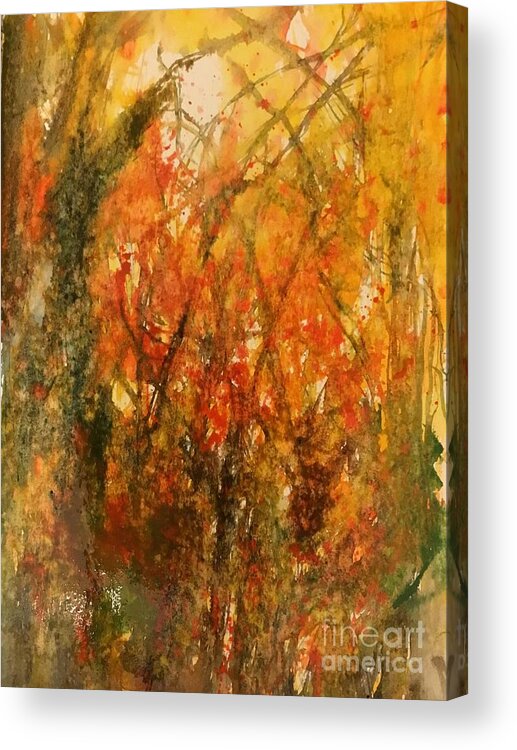 912019 Acrylic Print featuring the painting 912019 by Han in Huang wong